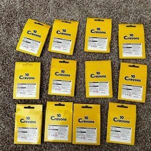 12 Packs of 10 Crayons